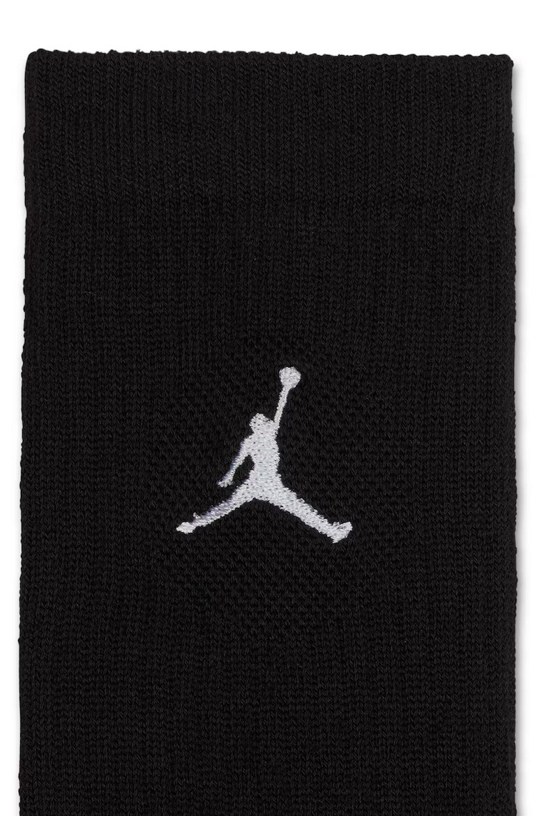 Nike Унисекс баскетболни дълги чорапи с лого - 6 чифта Черен