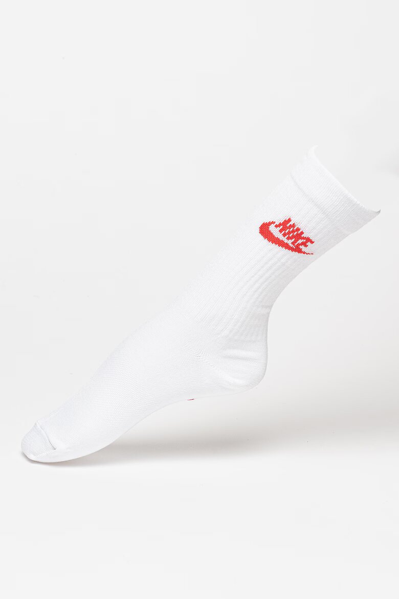 Nike Унисекс чирапи Everyday Essential - 3 чифта Бял