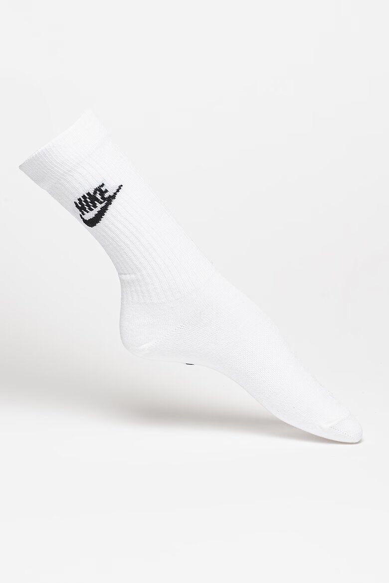 Nike Унисекс чирапи Everyday Essential - 3 чифта Бял