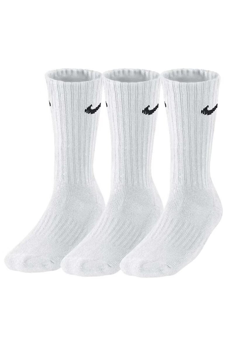 Nike Унисекс чорапи 3 PPK Value Cotton Crew Бял