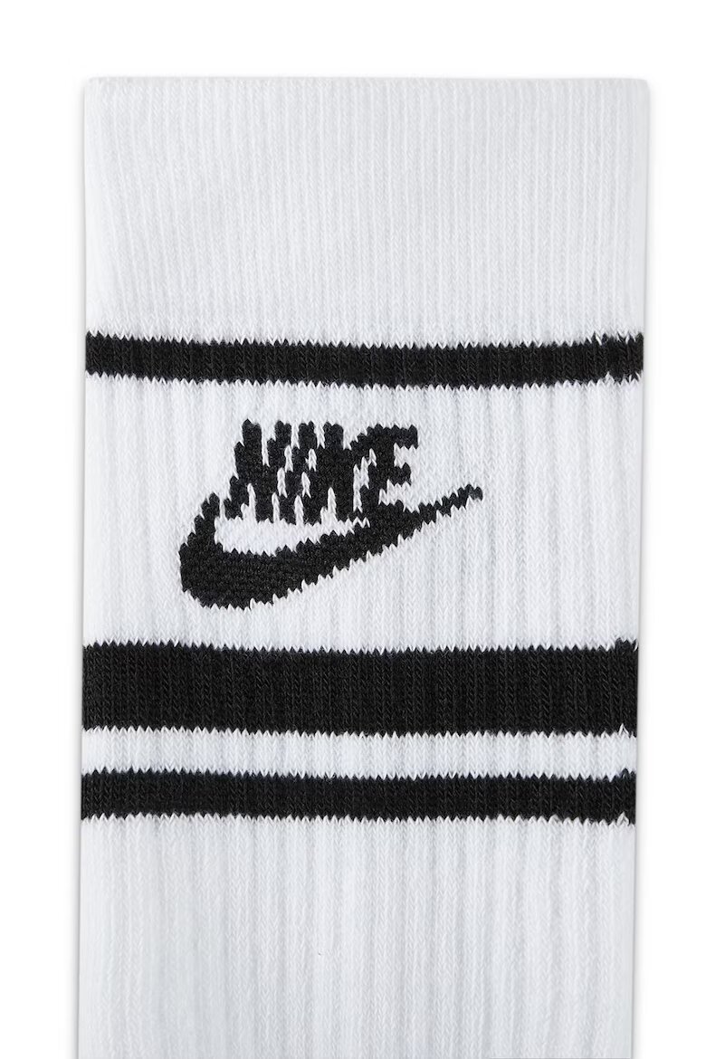 Nike Унисекс чорапи Everyday Essential - 3 чифта Бял/Черен