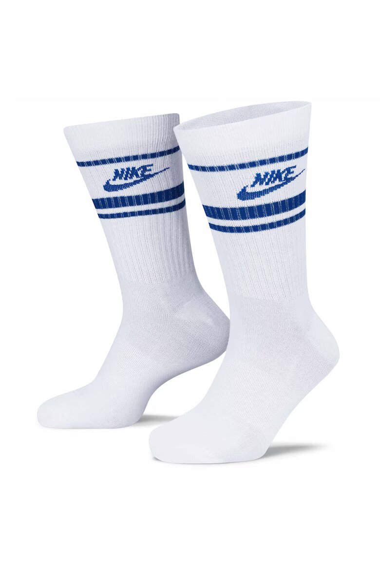 Nike Унисекс чорапи Everyday Essential - 3 чифта Бял/Син