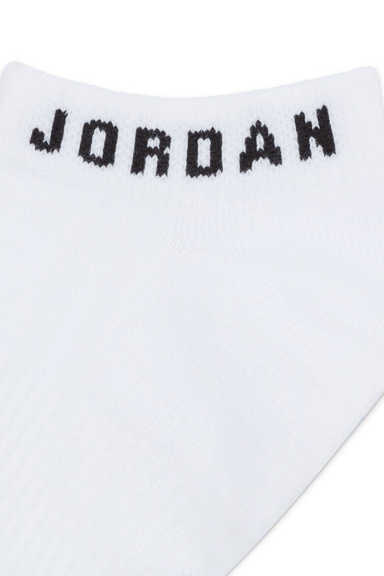 Nike Унисекс чорапи Jordan с лого - 3 чифта Бял