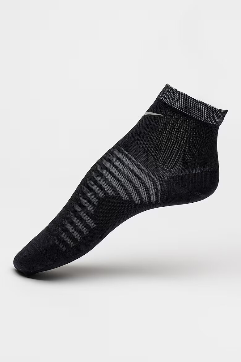 Nike Унисекс къси чорапи за бягане Бял/Черен