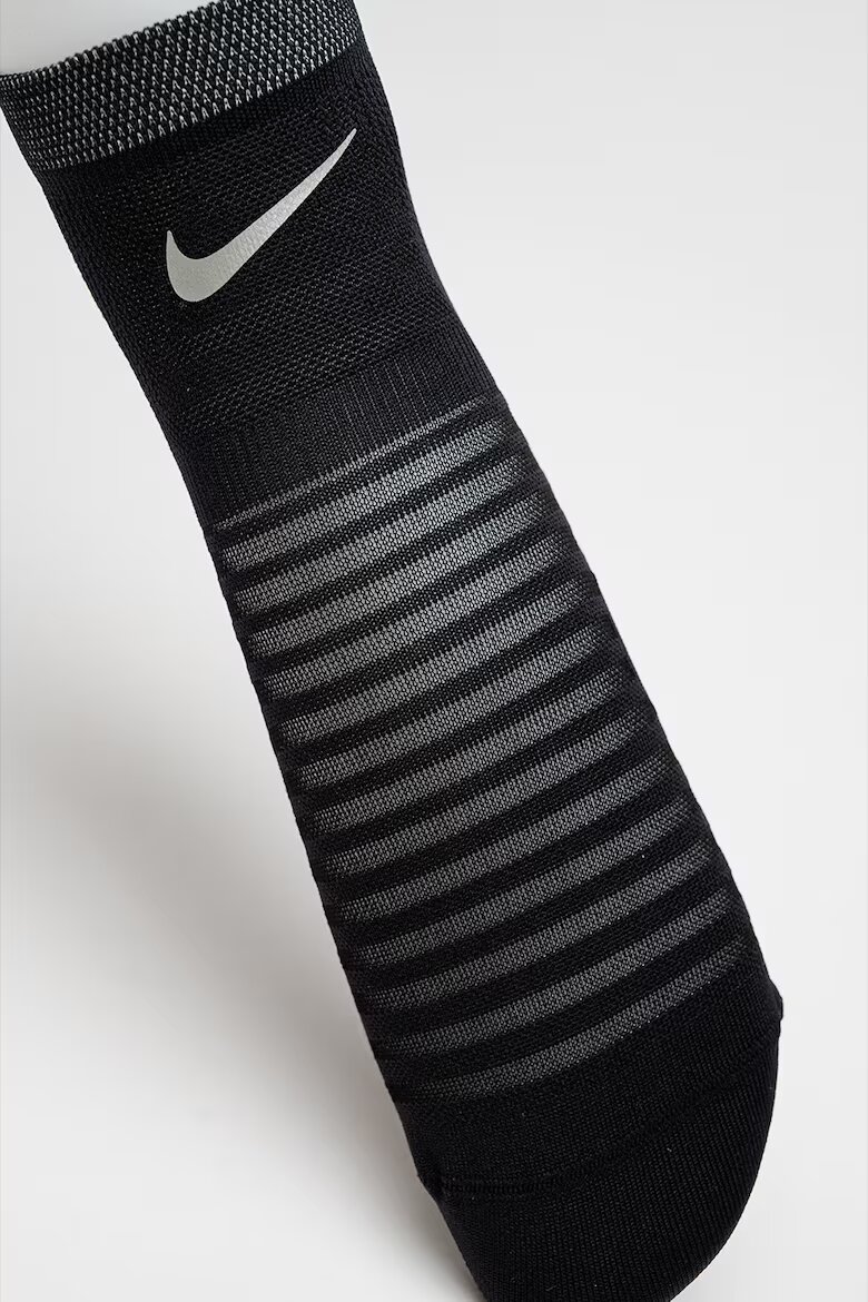 Nike Унисекс къси чорапи за бягане Бял/Черен