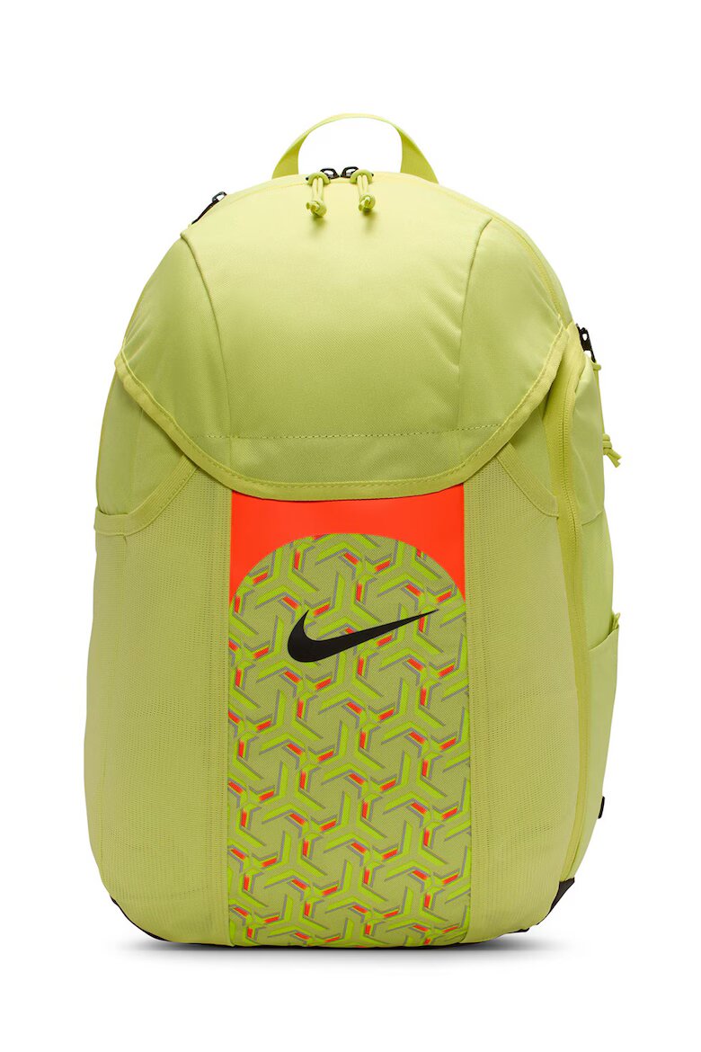Nike Унисекс непромокаема раница Academy Team - 30 л Сламеножълт/Неоново оранжево