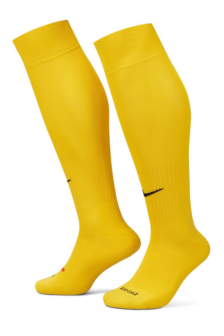 Nike Унисекс омекотени футболни чорапи Classic II над коляното Шафраново жълто