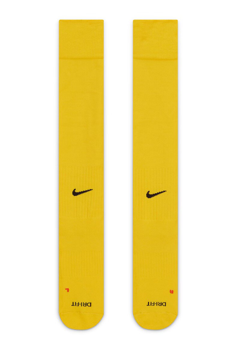 Nike Унисекс омекотени футболни чорапи Classic II над коляното Шафраново жълто