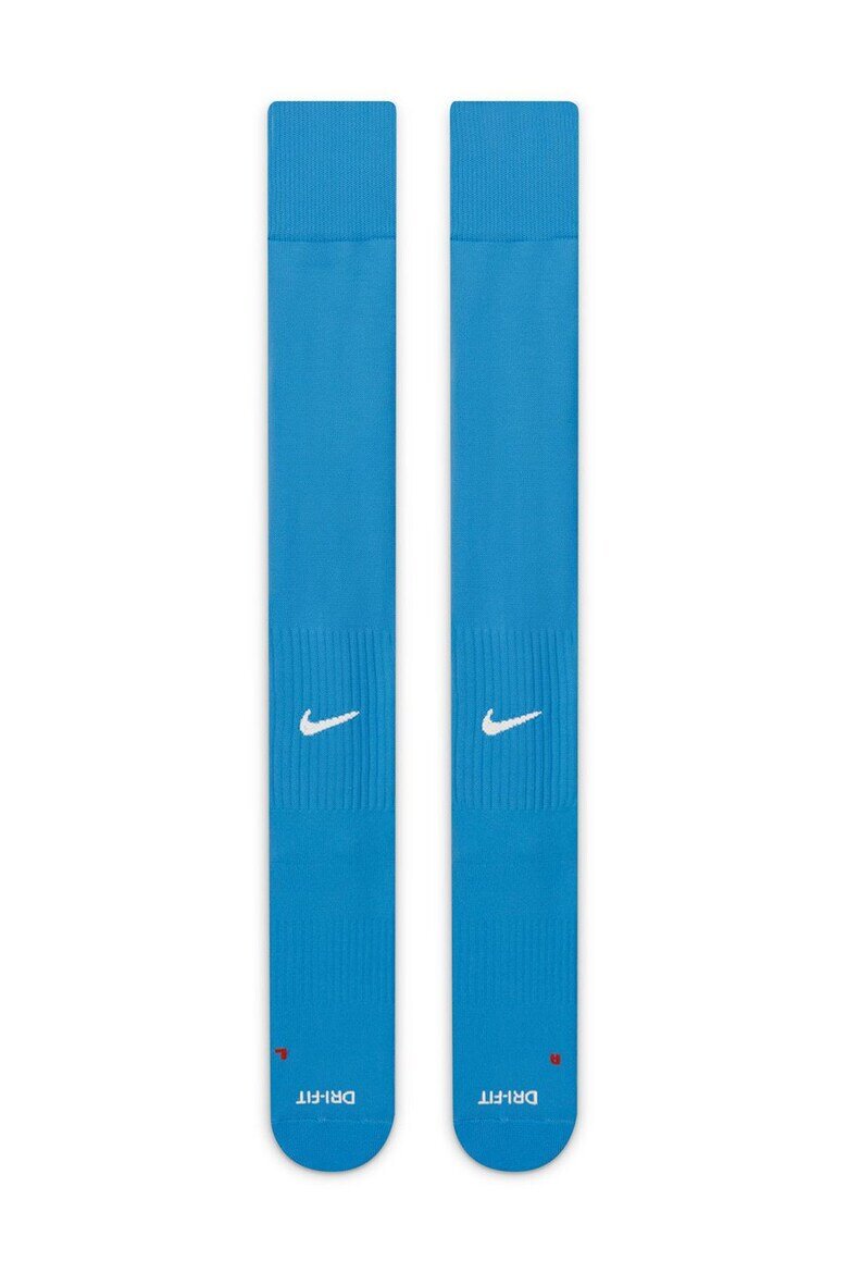 Nike Унисекс омекотени футболни чорапи Classic II над коляното Син