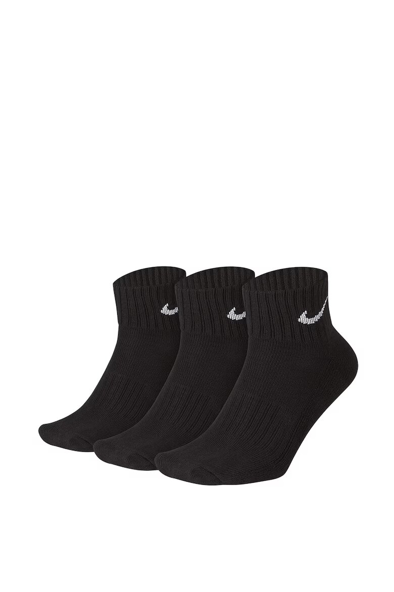 Nike Унисекс памучни чорапи 3PPK Value Бял/Черен