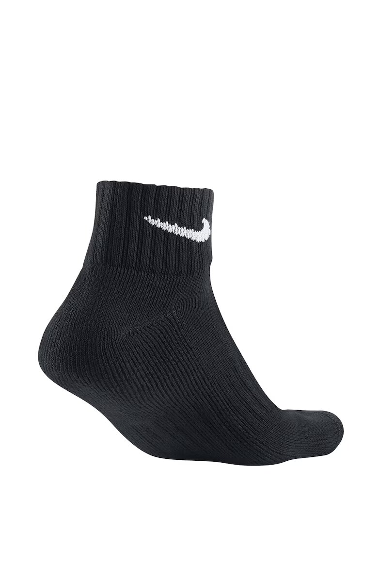 Nike Унисекс памучни чорапи 3PPK Value Бял/Черен