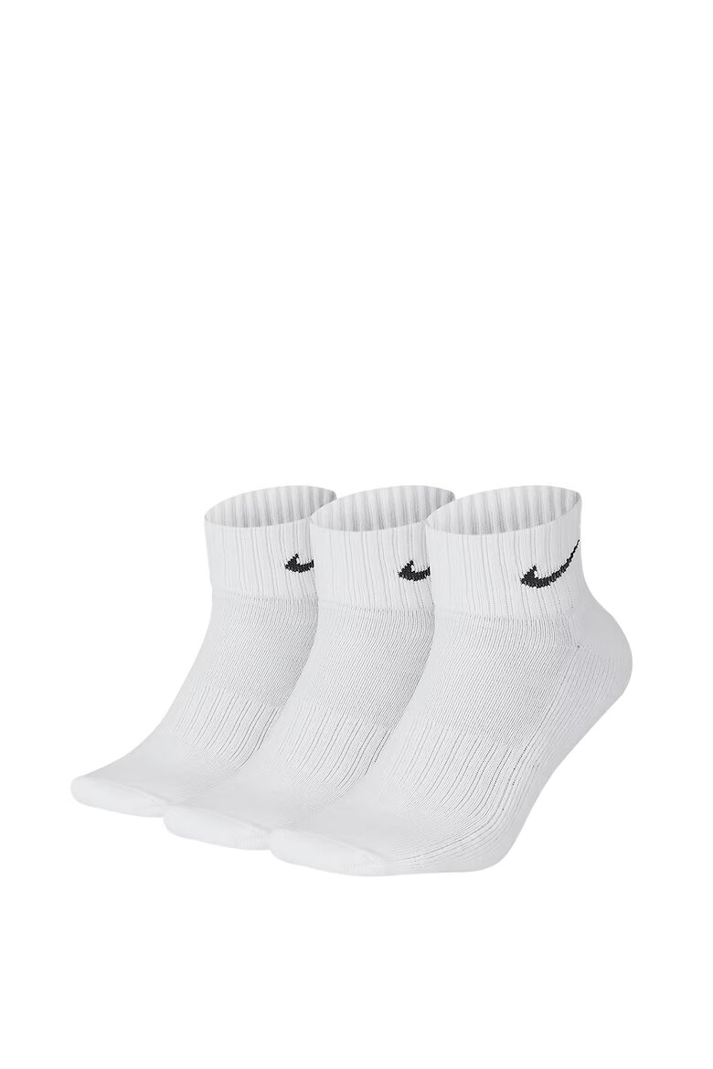 Nike Унисекс памучни чорапи 3PPK Value Черен/Бял