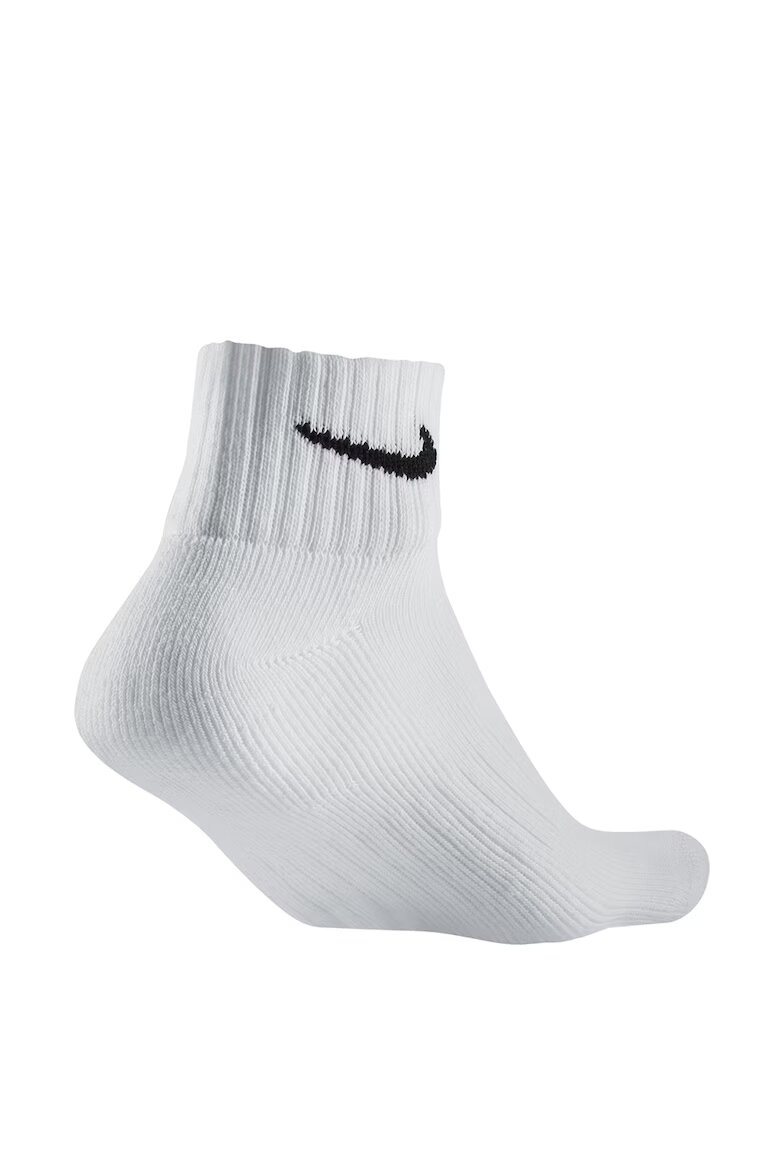 Nike Унисекс памучни чорапи 3PPK Value Черен/Бял