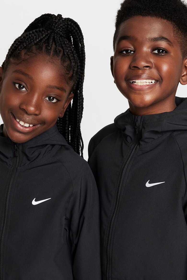 Nike Унисекс тренировъчно яке с качулка Черен