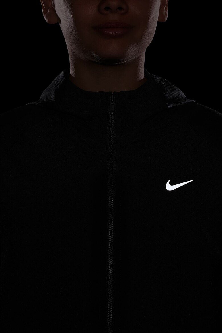 Nike Унисекс тренировъчно яке с качулка Черен