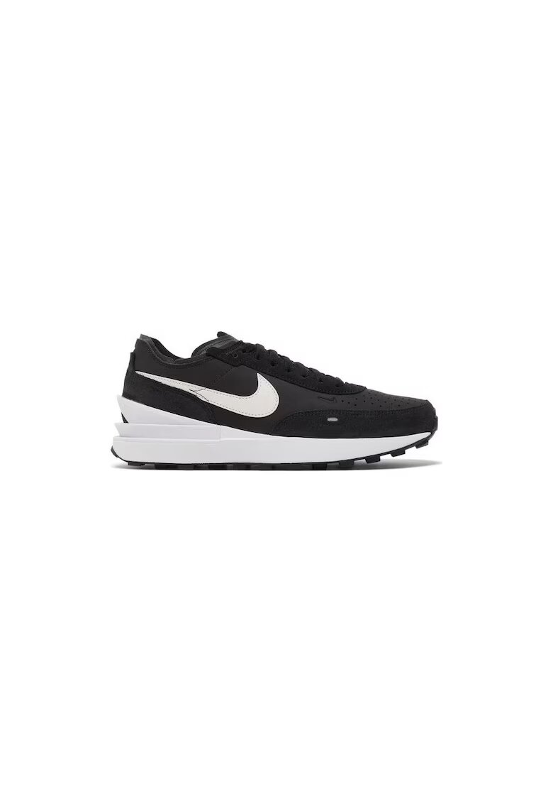 Nike Универсални спортни обувки Waffle One Ltr - естествена кожа - черни