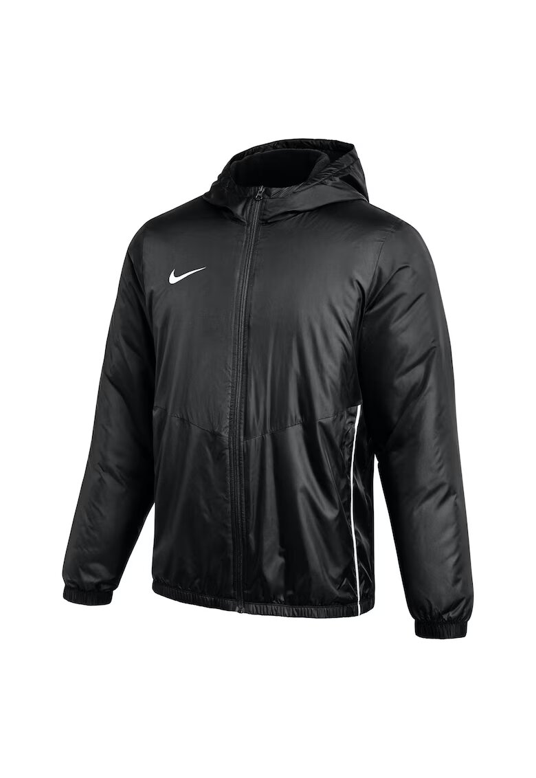Nike Ватирано зимно яке с лого - Черен