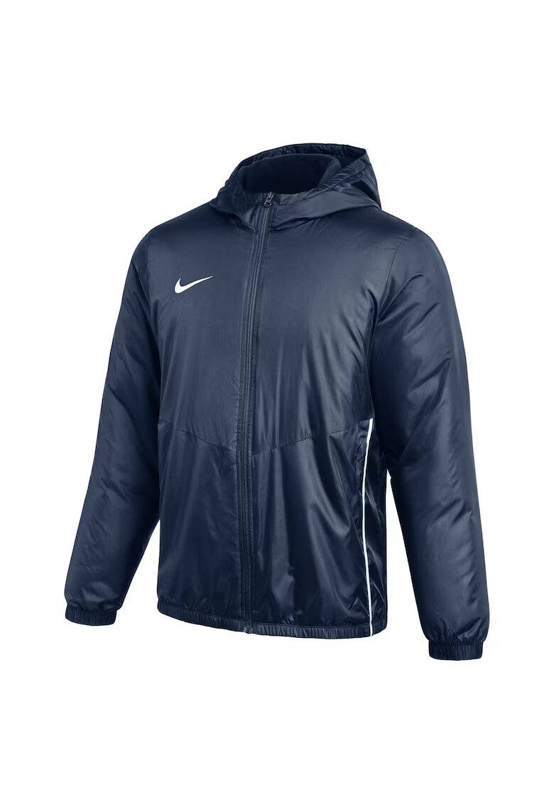 Nike Ватирано зимно яке с лого - Тъмносин