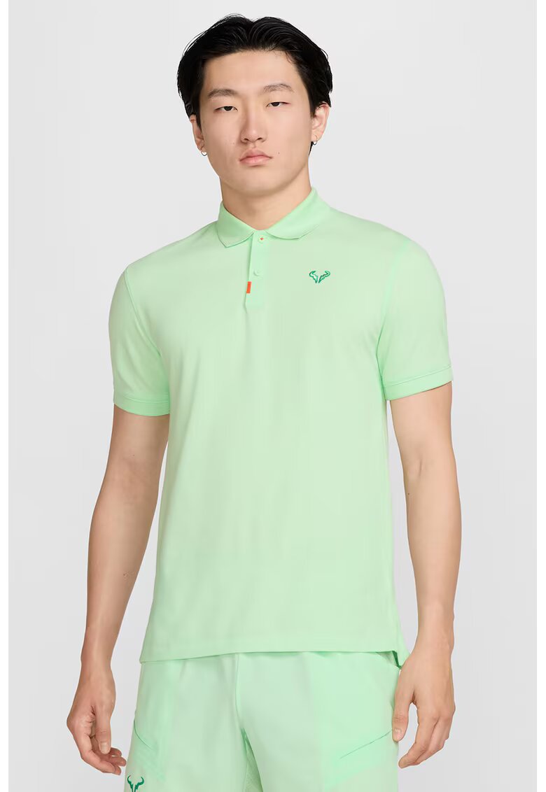 Nike Вталена тениска за тенис Dri-Fit Rafa с яка