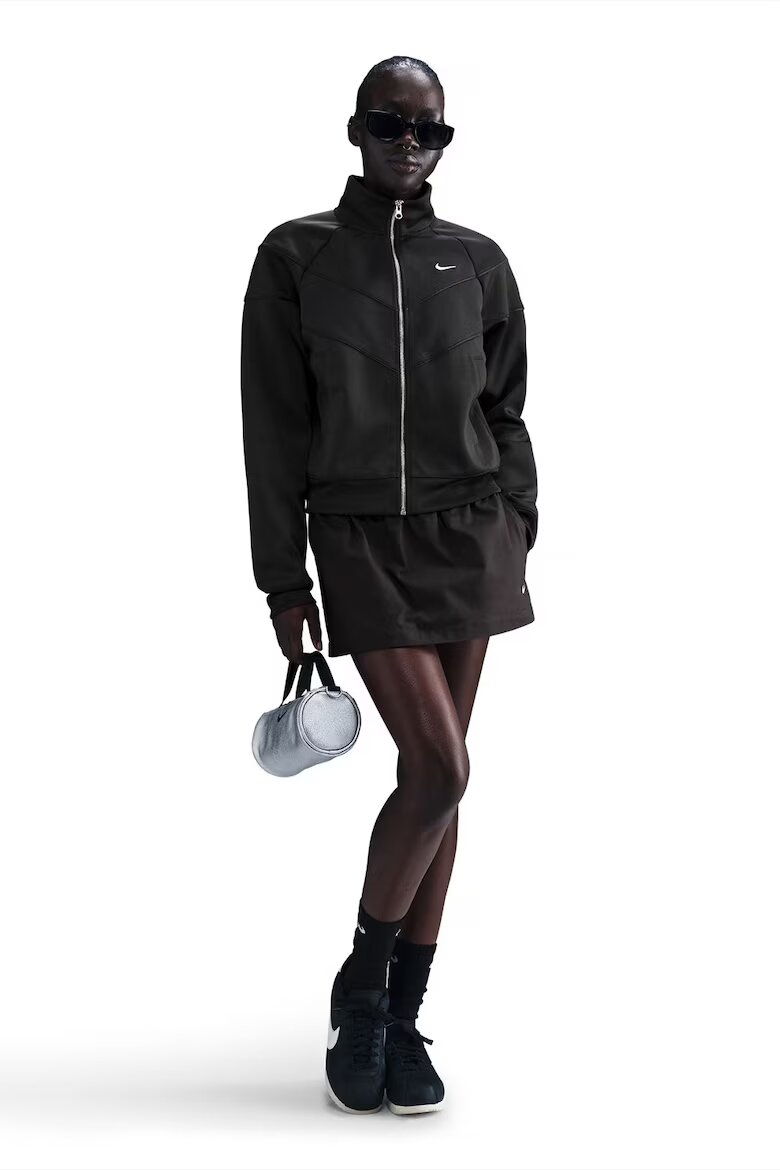 Nike Яке Sportswear Windrunner с цип Черен