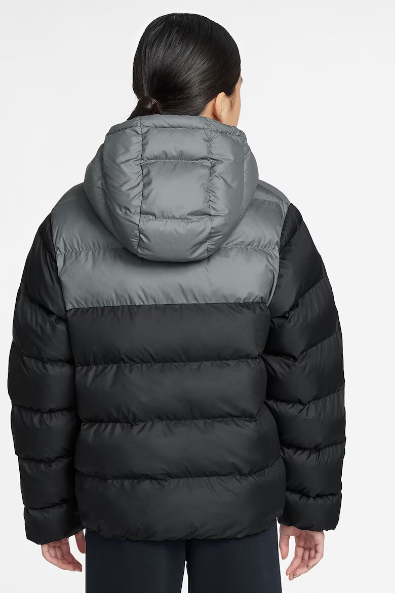 Nike Зимно яке Sportswear Черен/Сив