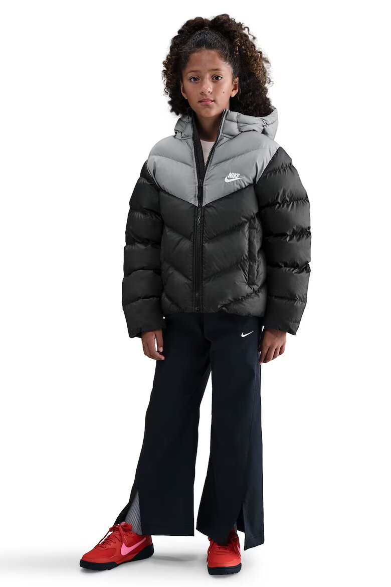 Nike Зимно яке Sportswear Черен/Сив