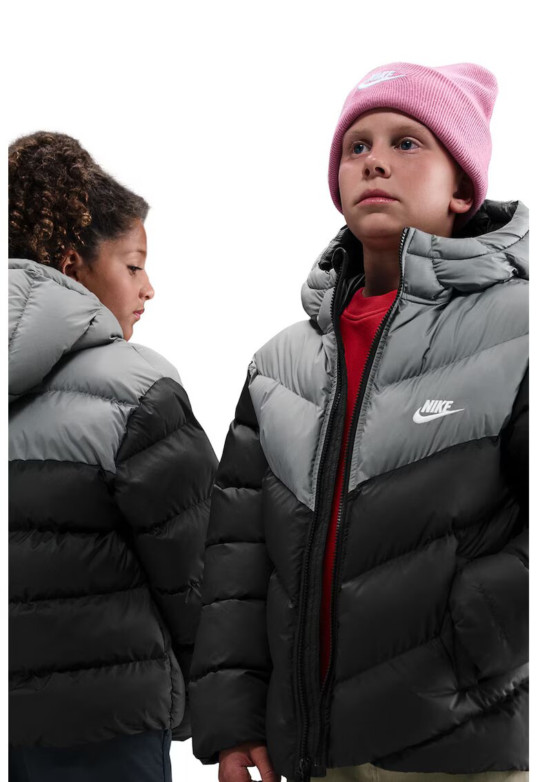 Nike Зимно яке Sportswear - Черен/Сив