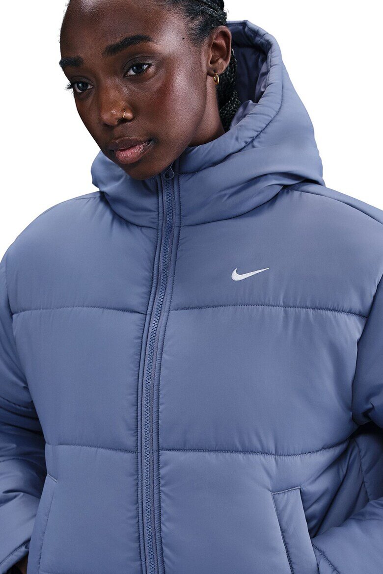 Nike Зимно яке Therma-FIT с качулка Пастелносин