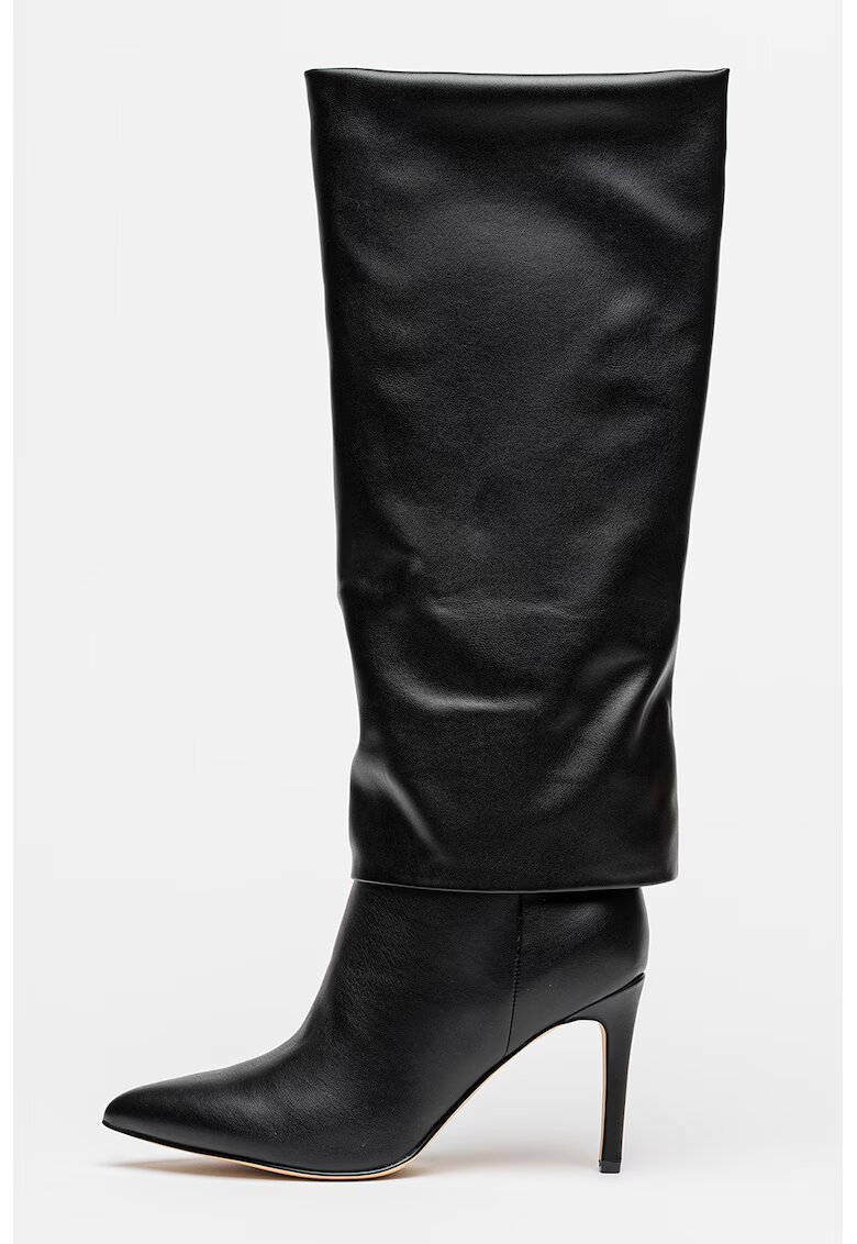 NINE WEST Ботуши от еко кожа - Черен
