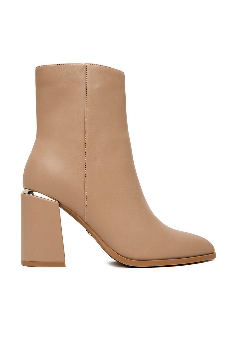 NINE WEST Дамски боти - CEO-JASMIN-01 - бежови - текстил