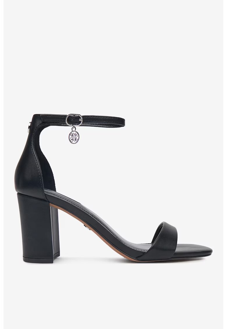 NINE WEST Дамски сандали 5904862882031 - Екокожа - Черни