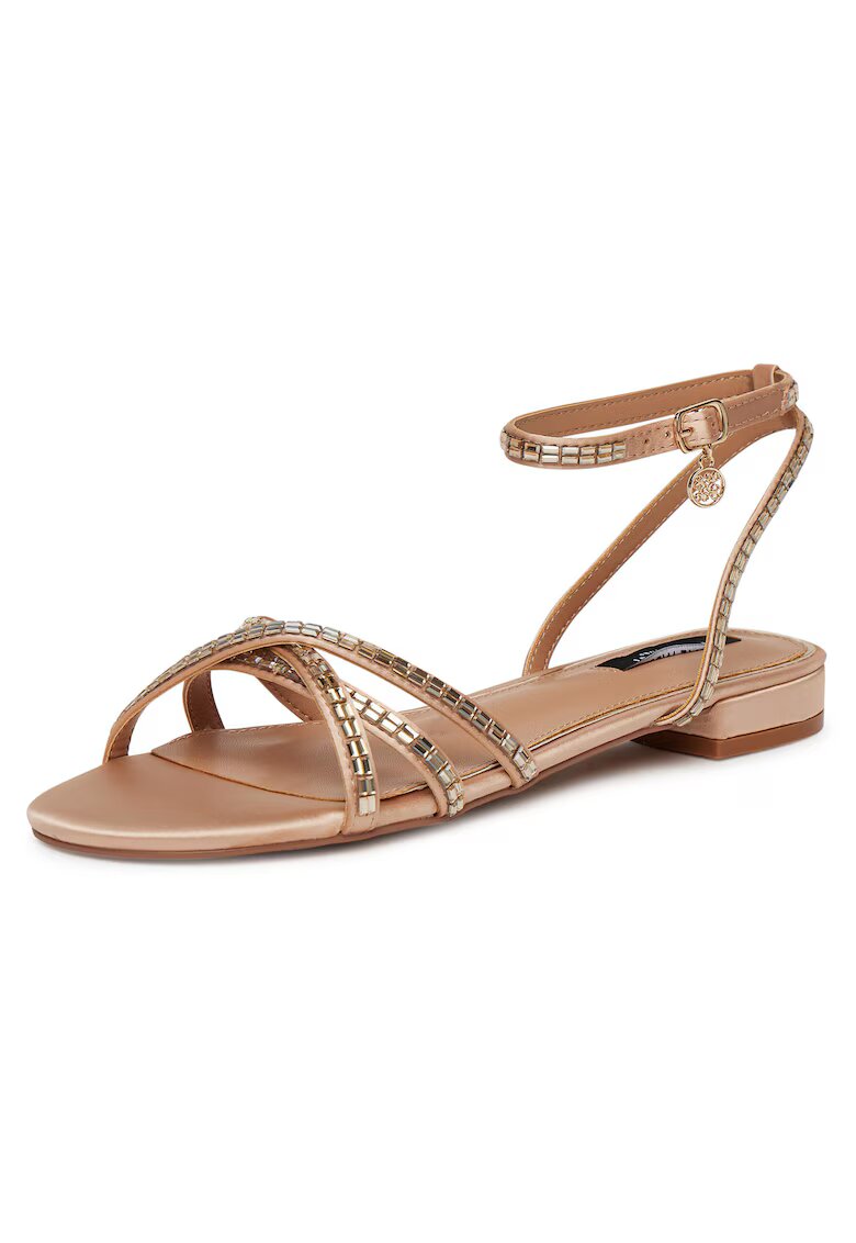NINE WEST Дамски сандали - бежов/златист