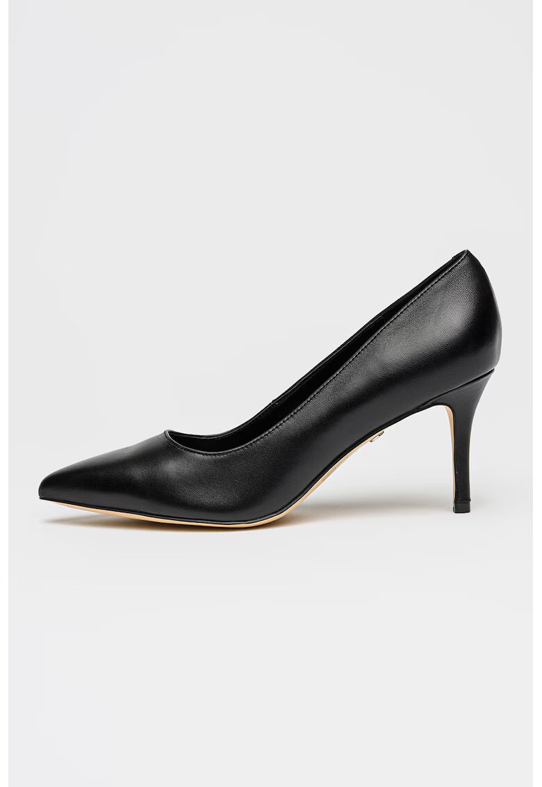 NINE WEST Кожени обувки стилето Selora - Черен