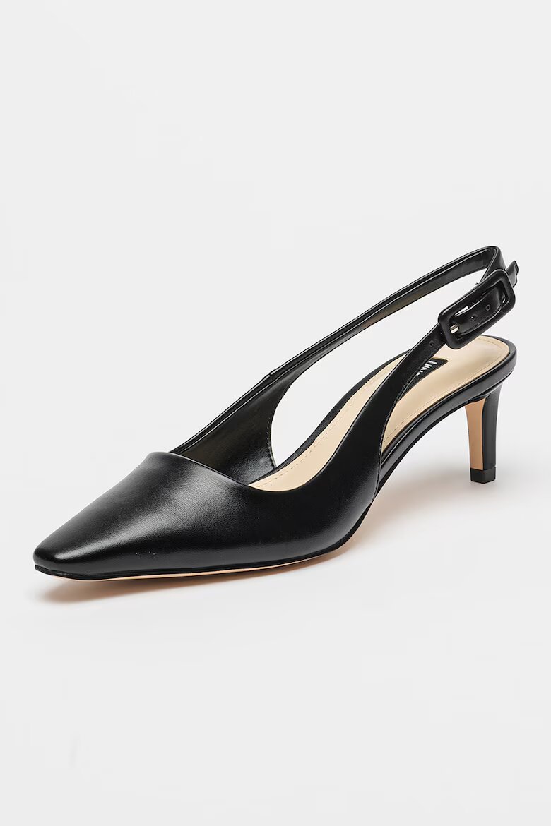 NINE WEST Обувки Yurri с отворена пета Черен