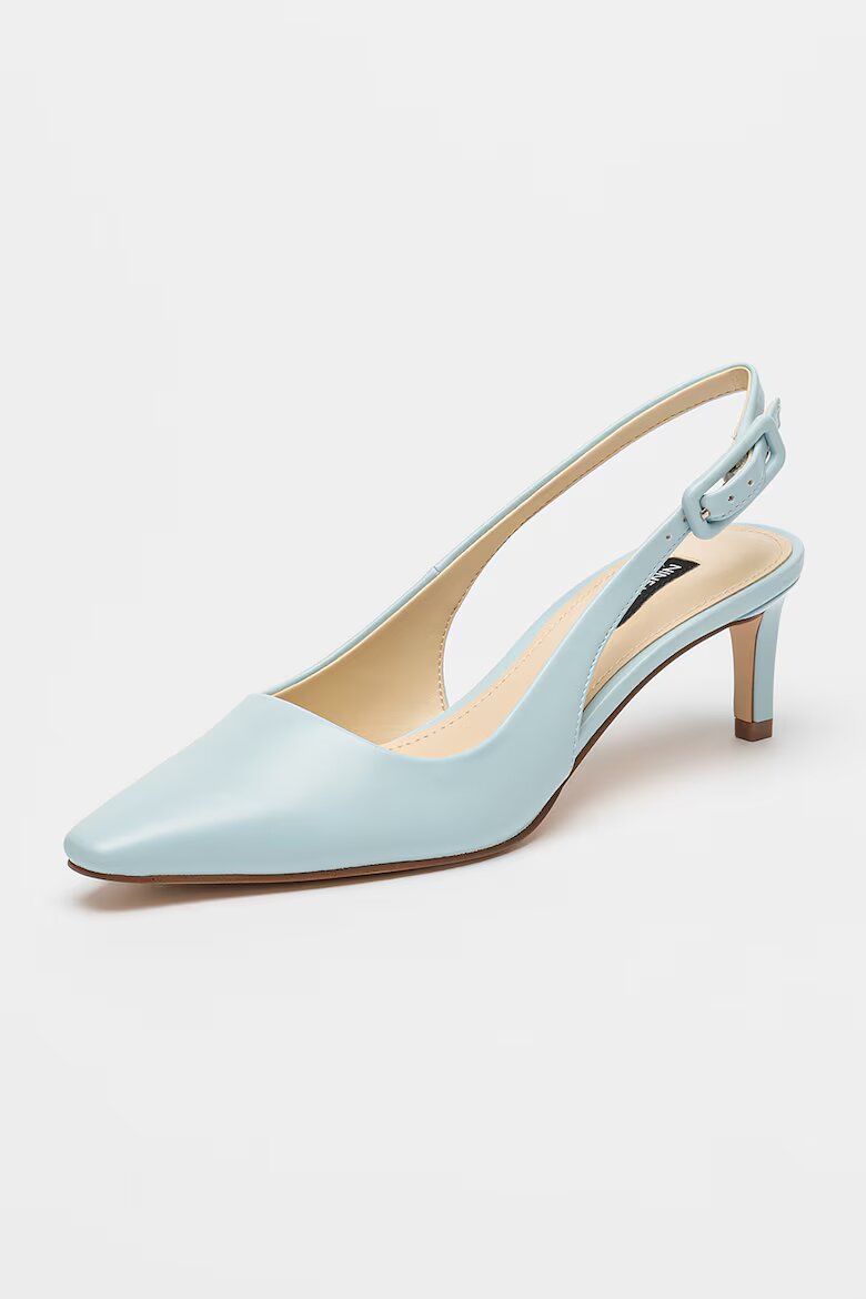 NINE WEST Обувки Yurri с отворена пета Светлосин