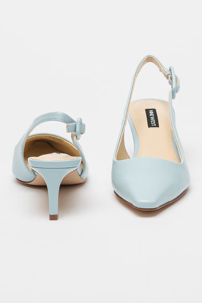 NINE WEST Обувки Yurri с отворена пета Светлосин