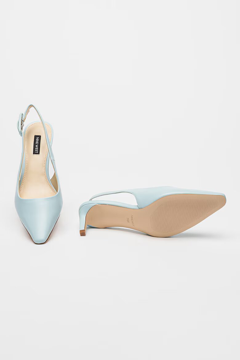 NINE WEST Обувки Yurri с отворена пета Светлосин