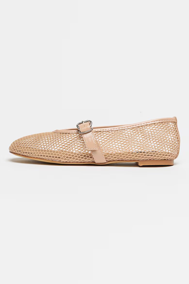 NINE WEST Пантофки Enaya Mary-Jane Бежов
