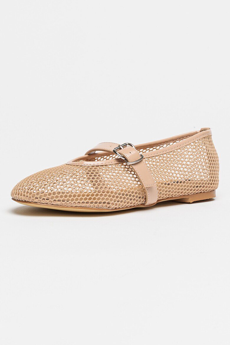 NINE WEST Пантофки Enaya Mary-Jane Бежов