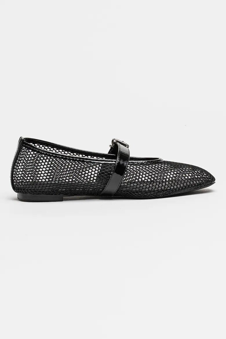 NINE WEST Пантофки Enaya Mary-Jane Черен
