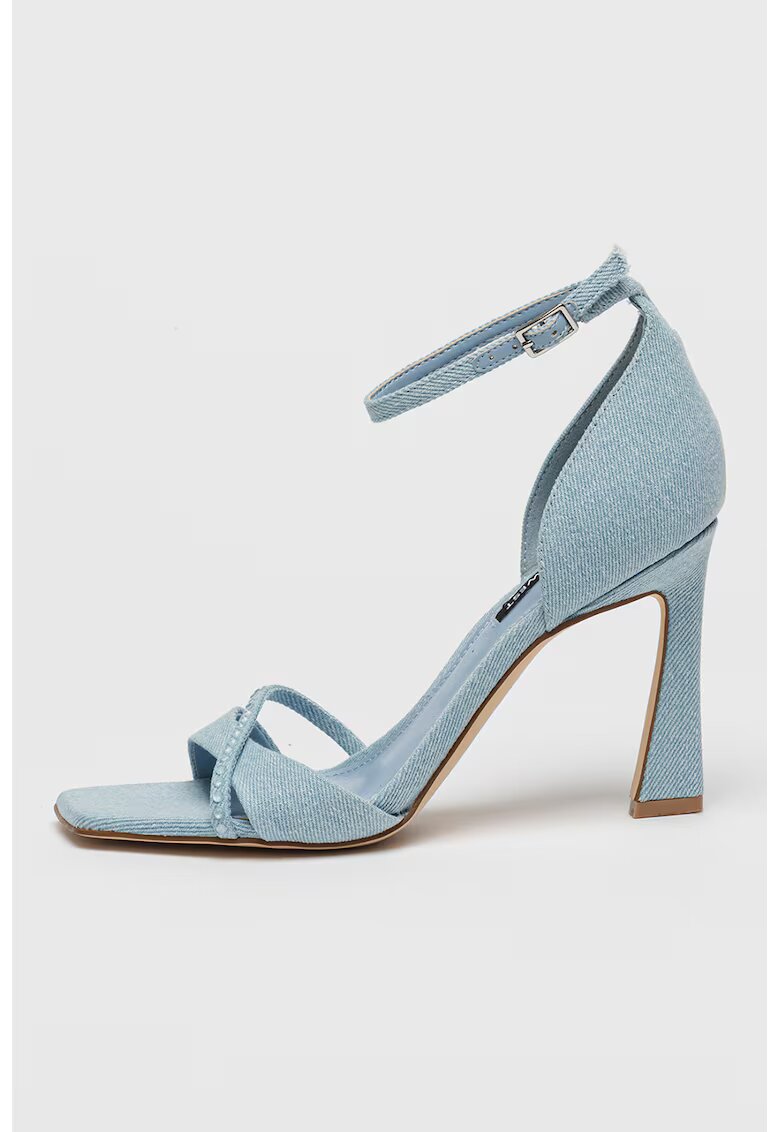NINE WEST Сандали от еко кожа Tapple - Пастелносин