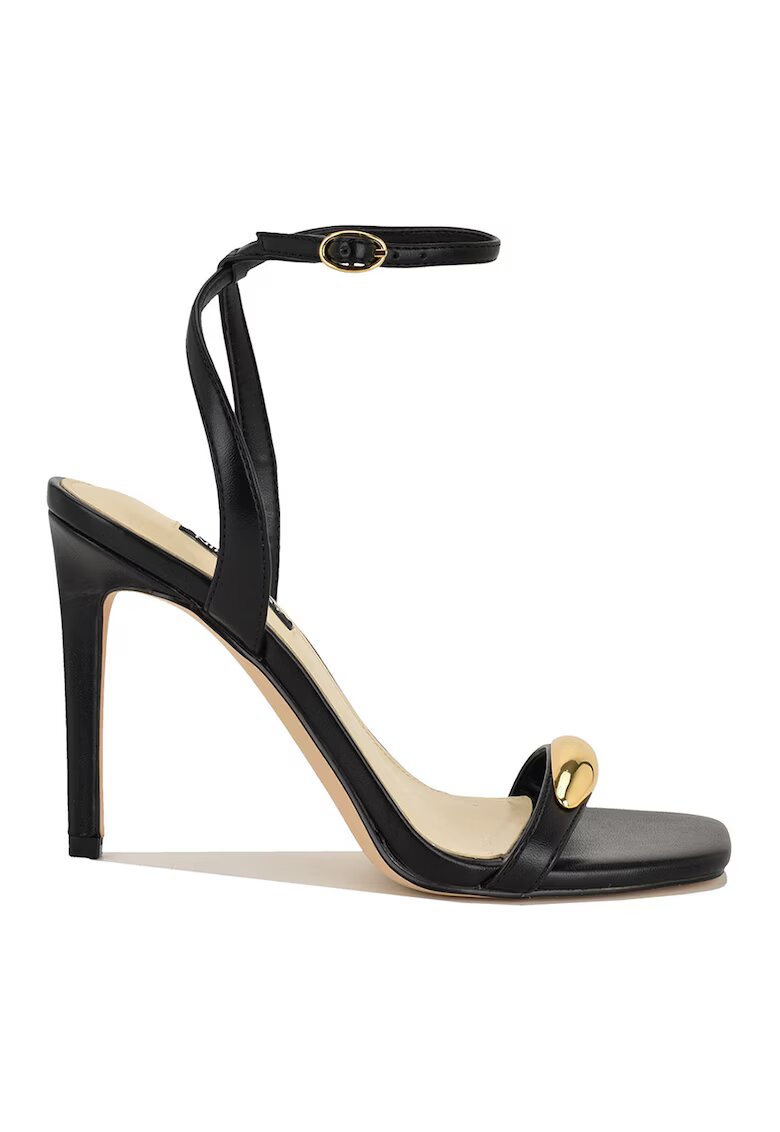NINE WEST Сандали Props от еко кожа с ток стилето - Черен