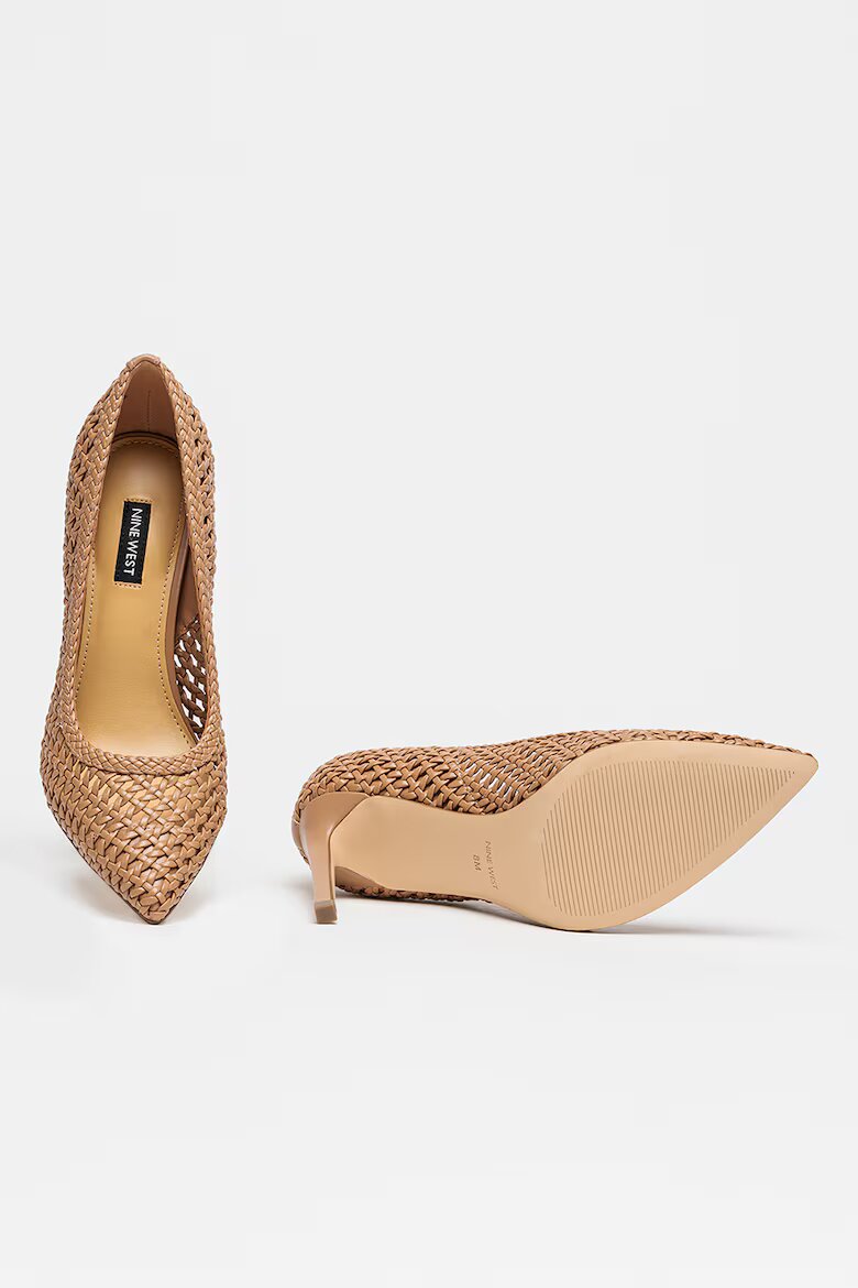 NINE WEST Заострени обувки стилето Tatiana Карамел
