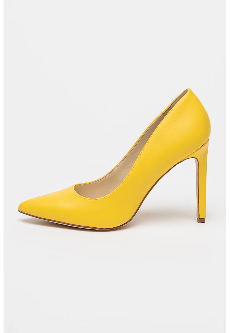 NINE WEST Заострени обувки стилето Tatiana - Жълт
