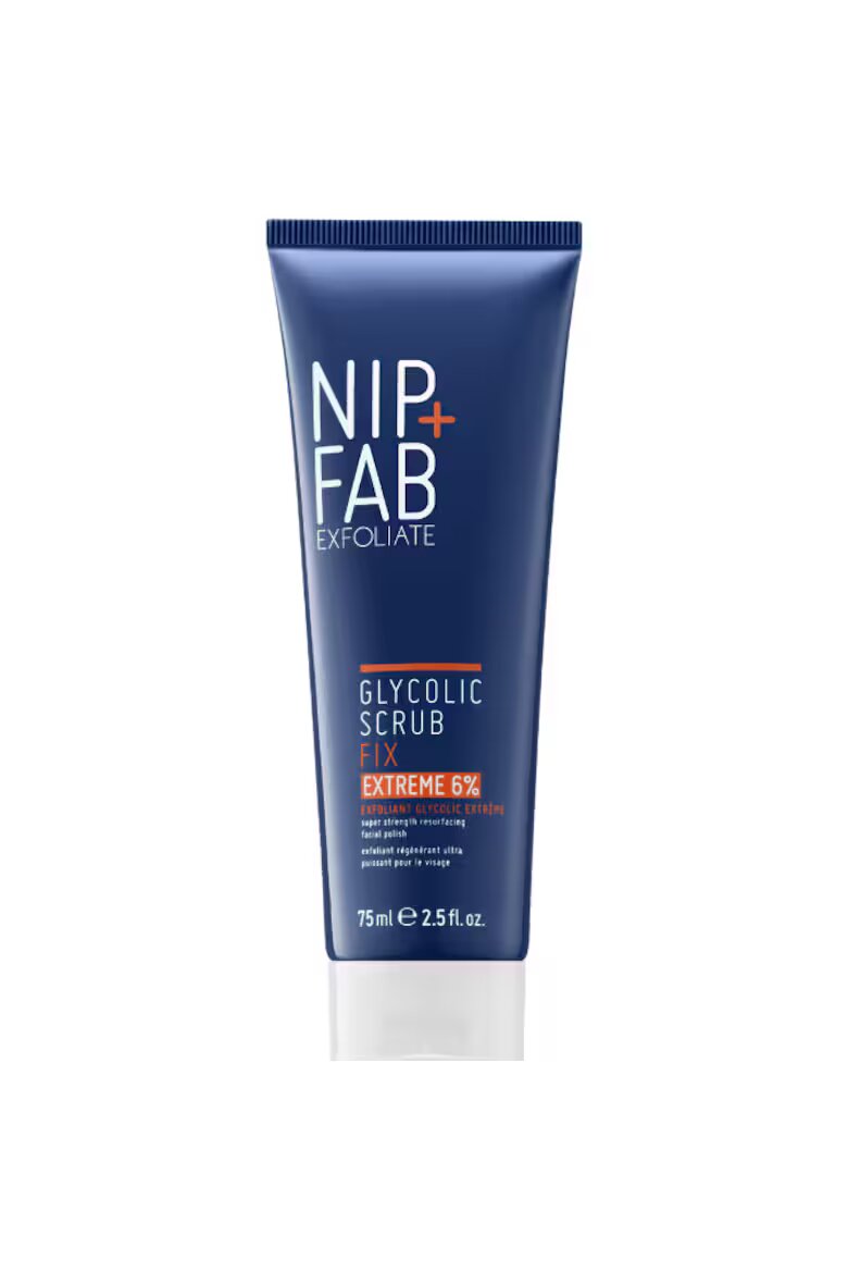 NIP+FAB Скраб за лице 6% Glycolic Fix Scrub Extreme 75 мл