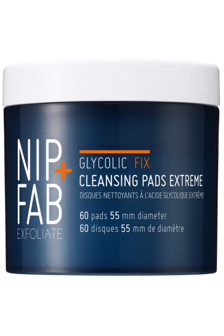 NIP+FAB Тампони за почистване на лице Glycolic Fix X-treme Pads 60 броя