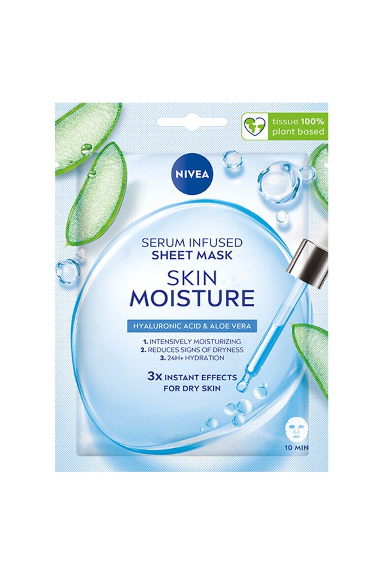 Nivea Маска салфетка Skin Moisture Хидратираща Напоена със серум 1 бр