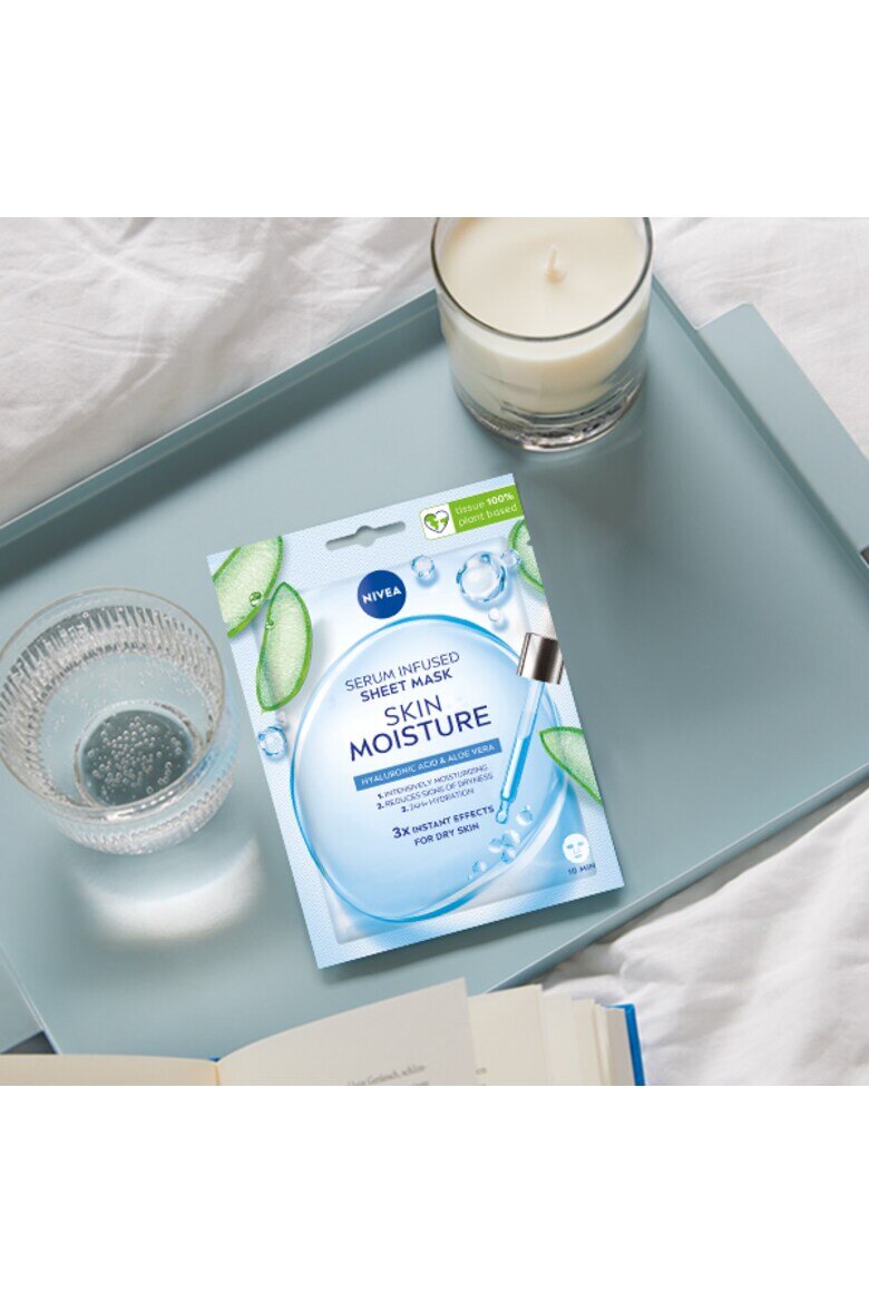 Nivea Маска салфетка Skin Moisture Хидратираща Напоена със серум 1 бр