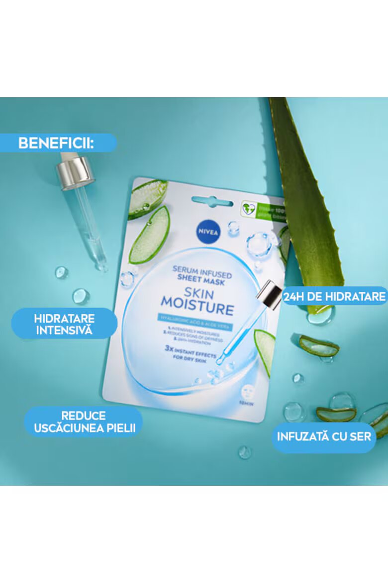 Nivea Маска салфетка Skin Moisture Хидратираща Напоена със серум 1 бр