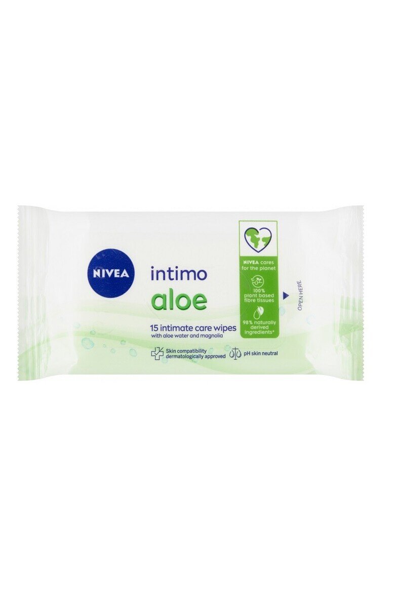 Nivea Мокри кърпички Intimo ALOE 15 броя
